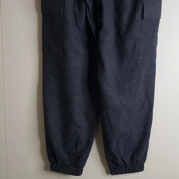 Women's High Rise Jogger Pants - A New Day Gray Plaid 2 - Picture 8 of 10